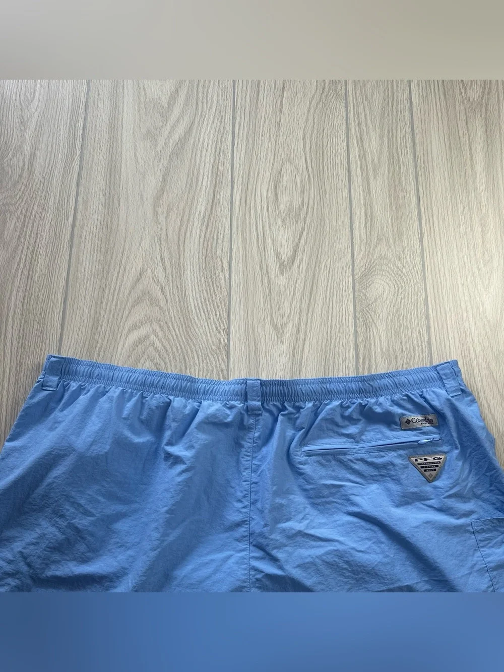Columbia Men's Shorts PFG Backcast III Water Blue 3XL Omni-Shade Fishing Hiking